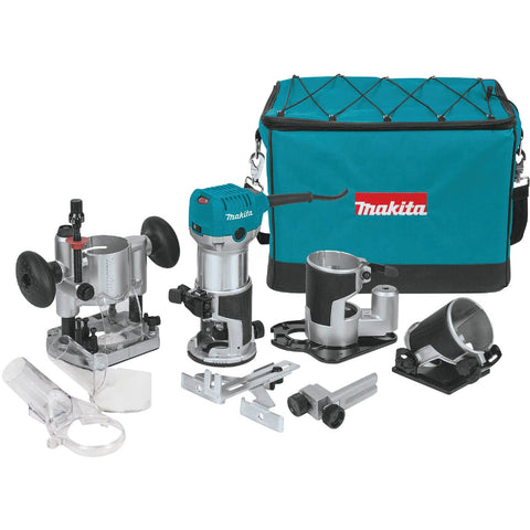 Makita 1-1/4 HP Compact Router Kit; Mfg #RT0701CX3