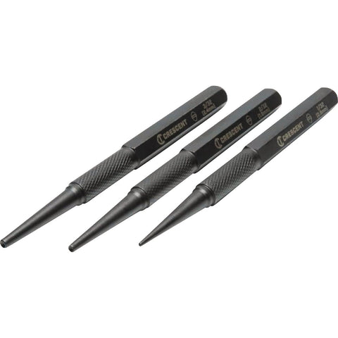 Crescent 3-Piece Steel Nail Set; Mfg #CNPS12332S
