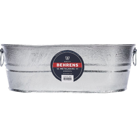Behrens Hot-Dipped Steel Utility Tub; Mfg #00-OV