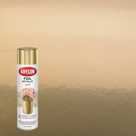 Krylon Premium Foil Metallic Spray Paint; Mfg #K01050007