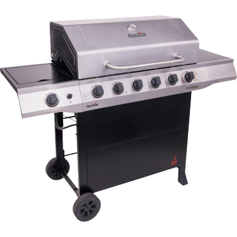 Char-Broil Performance 6-Burner LP Gas Grill & Griddle; Mfg #463228622