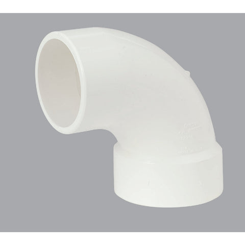Charlotte Pipe 90 Deg. Schedule 40 Street PVC Elbow; Mfg #PVC 00302  1200HA