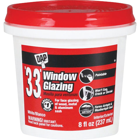 DAP 33 Window Glazing Compound; Mfg #7079812120