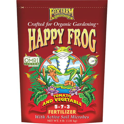 FoxFarm Happy Frog Organic Tomato & Vegetable Dry Plant Food; Mfg #FFTV