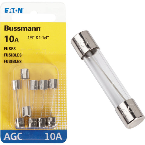 Bussmann Glass Tube Automotive Fuse; Mfg #BP/AGC-10-RP