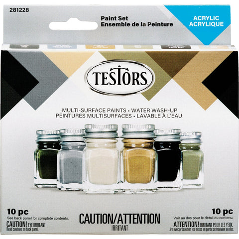 Testors Assorted Acrylic Craft Paint Sets; Mfg #281228