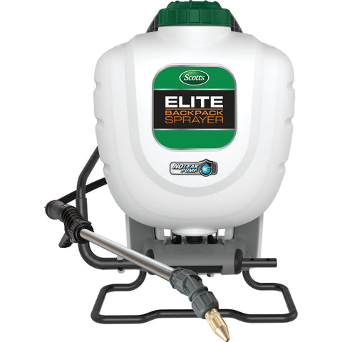 Scotts Elite No Leak Backpack Sprayer; Mfg #190730