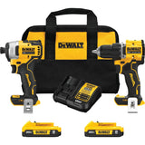 DeWalt 20V MAX Li-Ion Drill & Impact Cordless Tool Combo Kit; Mfg #DCK225D2