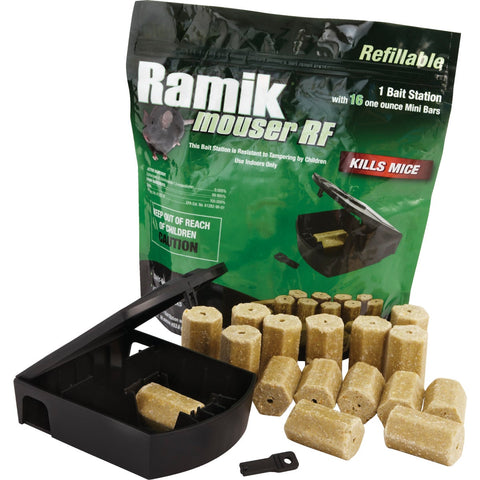 Ramik Mouser RF Refillable Mouse Bait Station; Mfg #000900