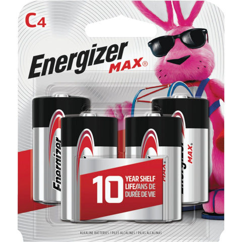 Energizer Max C Alkaline Battery; Mfg #E93BP-4