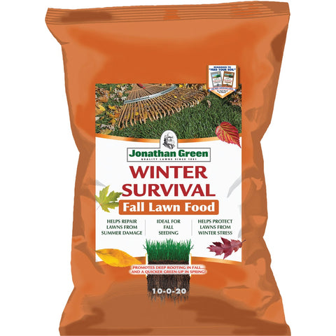 Jonathan Green Winter Survival Winterizer Fall Fertilizer; Mfg #12414