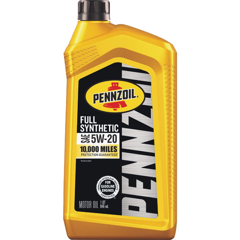 Pennzoil Full Synthetic Motor Oil; Mfg #550058597