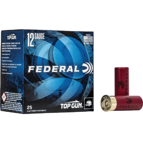 Federal Top Gun 12 Gauge Shotgun Ammunition; Mfg #117155
