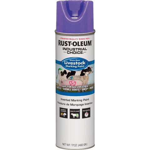 Rust-Oleum Industrial Choice Livestock Marking Spray Paint; Mfg #383021
