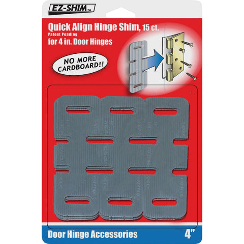 EZ Shim Quick Align Plastic Hinge Shim; Mfg #HS400BP