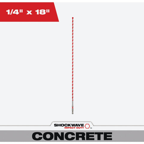 Milwaukee Shockwave Carbide Masonry Drill Bit; Mfg #48-20-9013