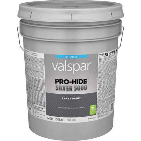 Valspar Pro-Hide Silver 5000 Latex Interior Wall Paint; Mfg #028.0071000.008