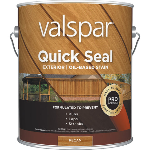 Valspar Quick Seal Brown Exterior Oil Finish; Mfg #VL1028012-16
