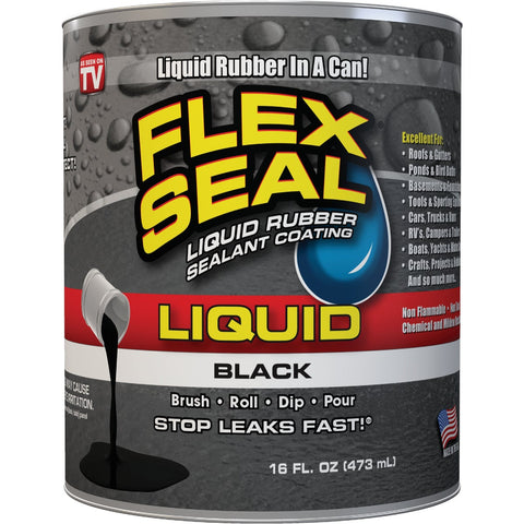 Flex Seal Liquid Rubber Sealant; Mfg #LFSBLKR16