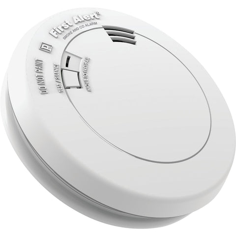 First Alert 10-Year Battery Slim Round Carbon Monoxide/Smoke Alarm With Voice Alert; Mfg #1039871