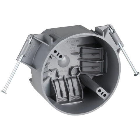 PVC Nail On New Work Ceiling Box; Mfg #BCJ-002