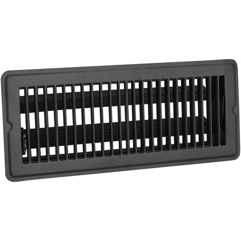 Home Impressions Matte Black Floor Register; Mfg #1FL0412MB-NH