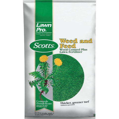 Scotts Lawn Pro Weed & Feed Lawn Fertilizer with Weed Killer; Mfg #51115
