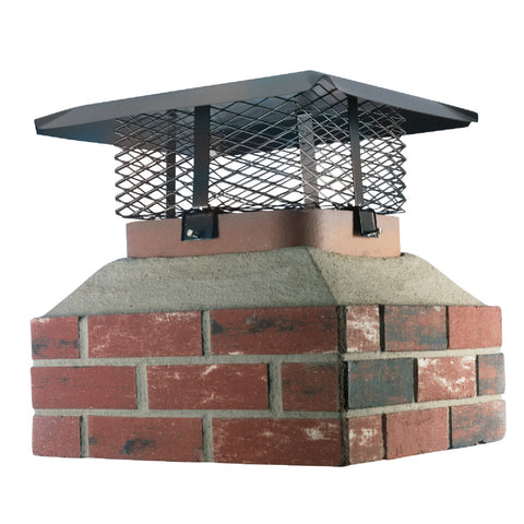 Shelter Adjustable Single Flue Chimney Cap for Large Flue; Mfg #SCADJL