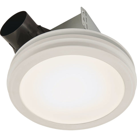 Broan Roomside 80 CFM Decorative Bath Exhaust Fan with Light; Mfg #AER80LWH