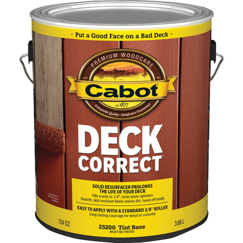 Cabot DeckCorrect Wood Deck Resurfacer; Mfg #140.0025200.007