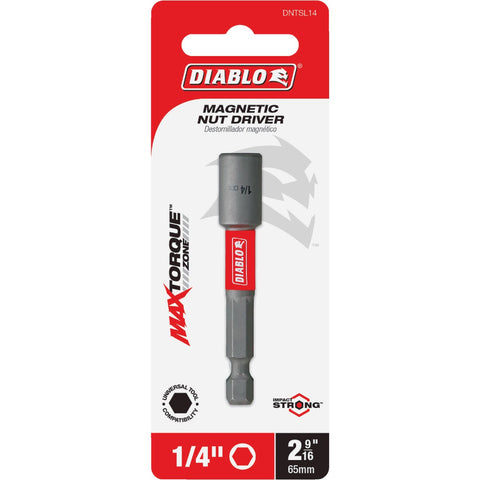 Diablo Magnetic Impact Nutdriver; Mfg #DNTSL14