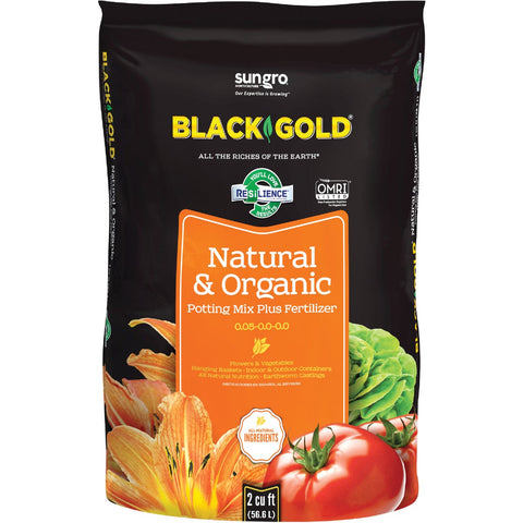 Black Gold Natural & Organic Potting Soil; Mfg #1402040.CFL002P