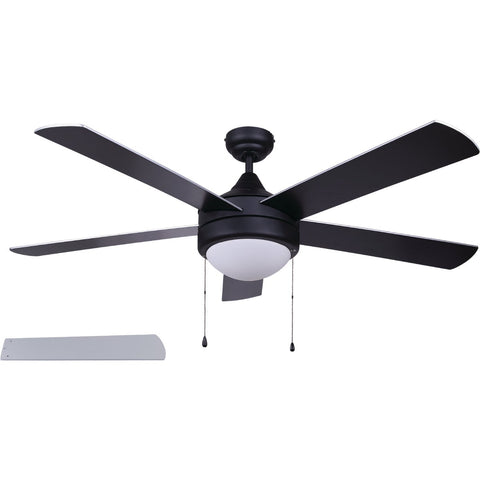 Home Impressions Preston 52 In. Ceiling Fan; Mfg #CF52PR35BK-B