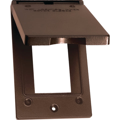 Southwire Weatherproof GFCI Box Cover; Mfg #WCV1GFIB-UPC