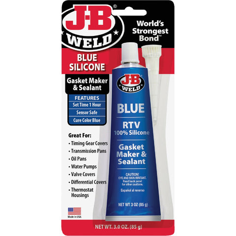 J-B Weld Blue RTV Silicone Gasket & Sealant; Mfg #31316