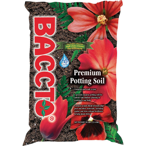Baccto Potting Soil; Mfg #1250P