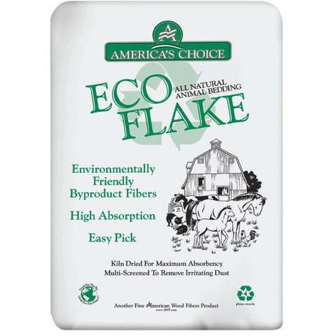 America's Choice Eco Flake Stall Shavings; Mfg #702.5/7.5P2ECOAC40