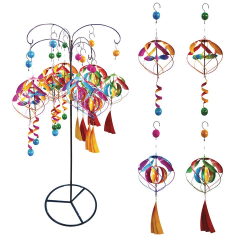 Alpine Glamorous Spiral Wind Spinner; Mfg #BVF282A
