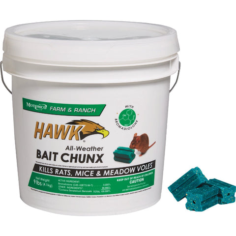 Hawk Chunx Rat And Mouse Poison; Mfg #31270