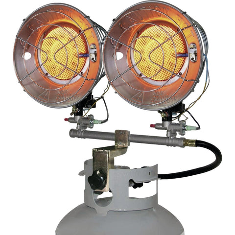 Dura Heat Double Tank Radiant Propane Heater; Mfg #TT-30CSA