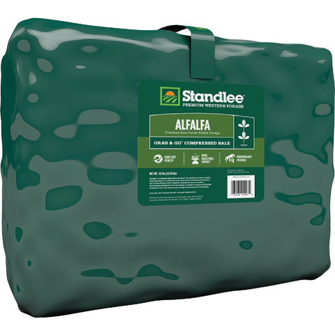 Standlee Premium Western Forage Grab & Go Alfalfa Bale Horse Feed Supplement; Mfg #1100-20021-0-0