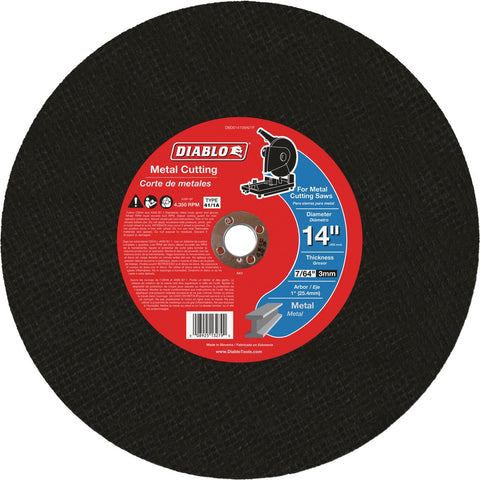 Diablo Type 1 Metal Cut-Off Wheel; Mfg #DBD014109A01F