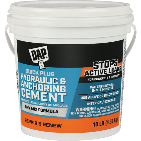 DAP Quick Plug Hydraulic Cement; Mfg #7079814090