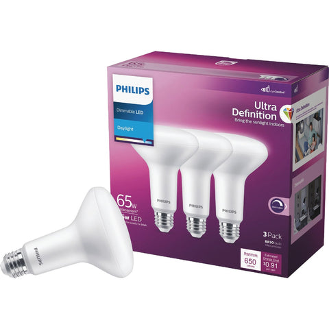 Philips Ultra Definition BR30 LED Floodlight Light Bulb; Mfg #576751