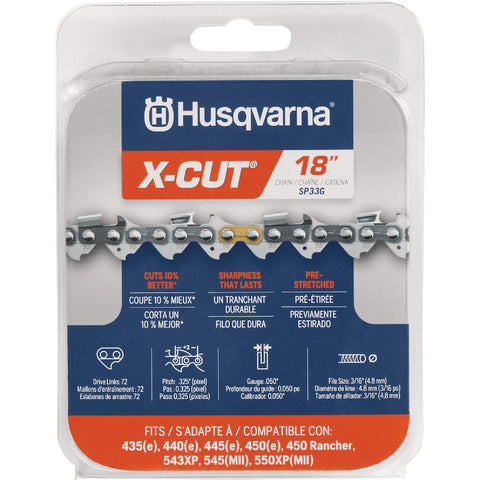 Husqvarna SP33G X-Cut Pixel Chainsaw Chain; Mfg #581643603