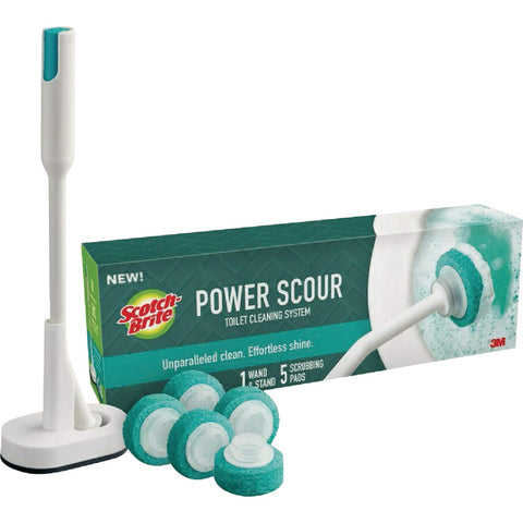Scotch-Brite 3M White Toilet Bowl Brush Set; Mfg #559-PS-SK-4