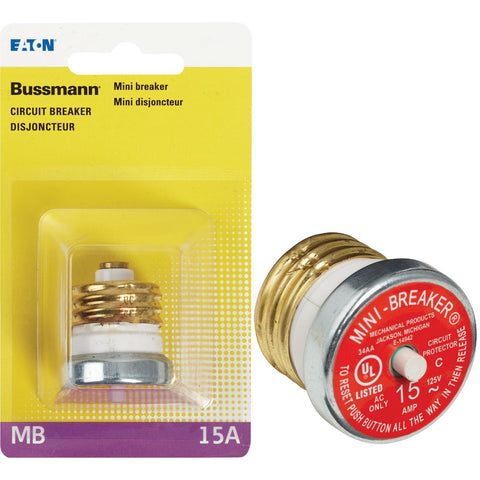 Bussmann Mini-Breaker; Mfg #BP/MB-15
