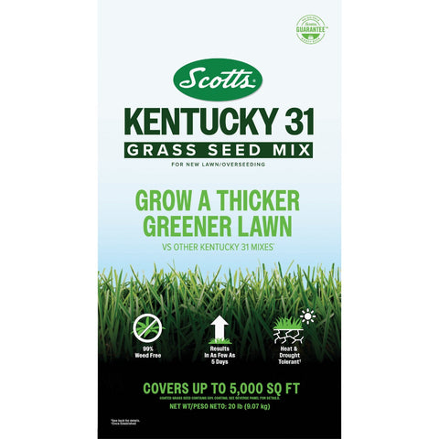 Scotts 20 Lb. Grass Seed; Mfg #18314
