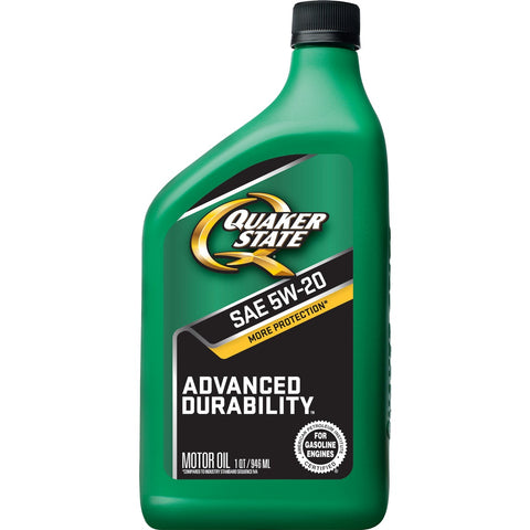 Quaker State Advanced Durability Motor Oil; Mfg #550035082