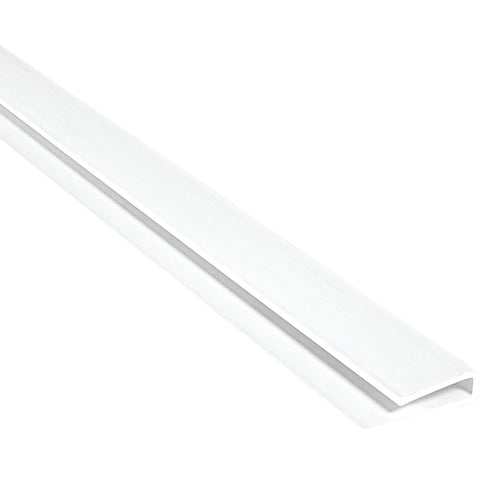 Palram Palclad Pro 8 Ft. J End Cap Profile/Moulding, White; Mfg #9020805